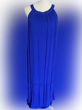 Raffaella cobalt blue maxi dress